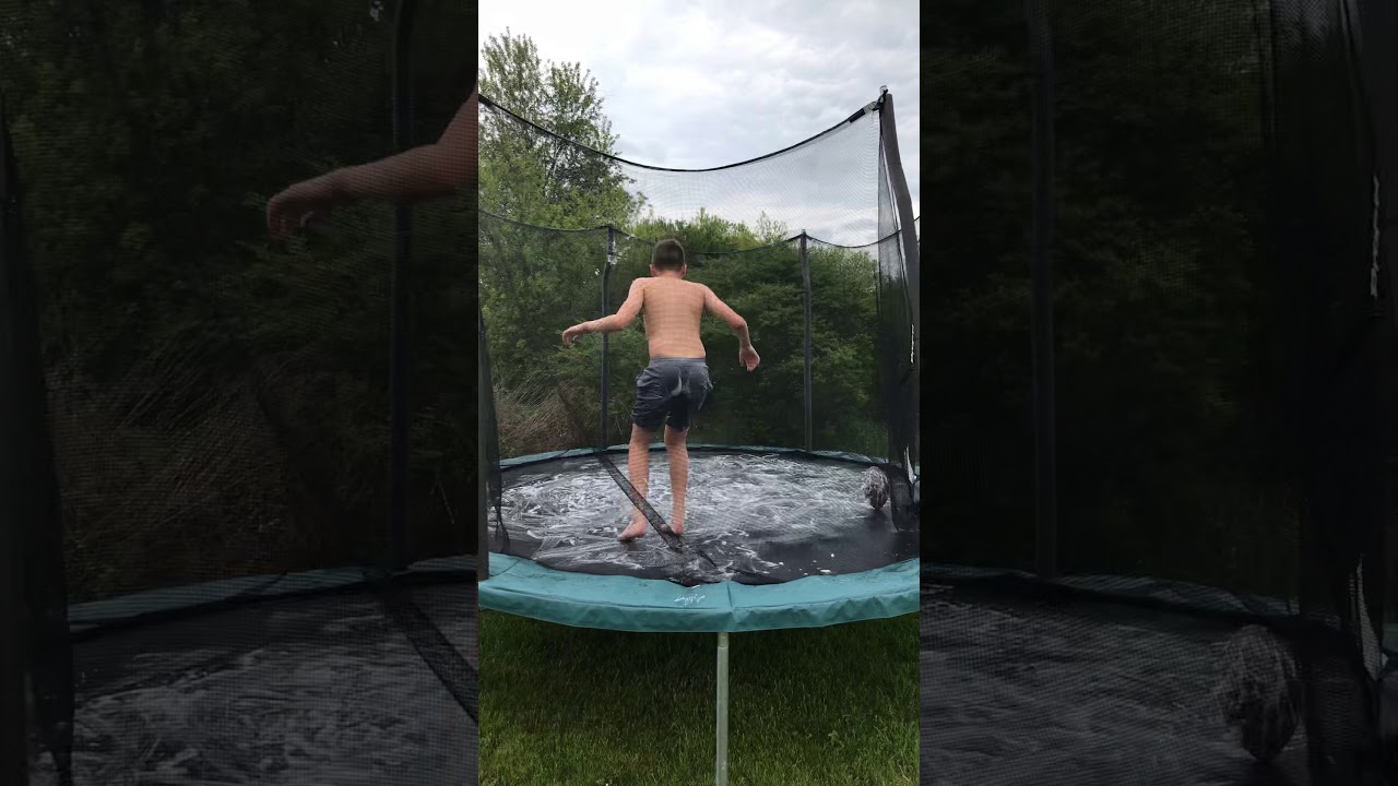 Quarantine trampoline soap party YouTube