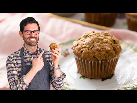 Video: Zucchini Muffins In The Oven - A Step By Step Recipe With A Photo