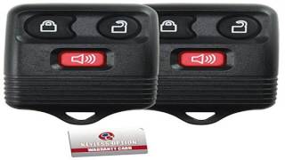 2 KeylessOption Replacement Keyless Entry Remote Control Key