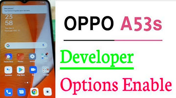 oppo A53s developer options l developer settings oppo A53s