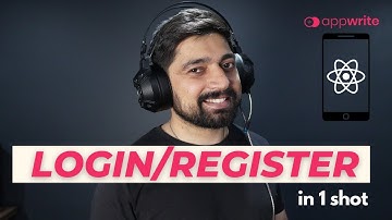 React Native Authentication in 1 shot | Appwrite Backend