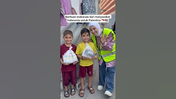 bantuan makanan dari masyarakat Indonesia untuk Palestina 🇮🇩🇵🇸 #palestine #gaza #viral