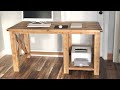 Rustic X Desk