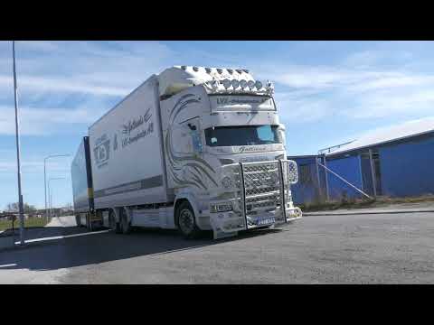 4K/Scania R560 V8 har lastat av 23 April 2026