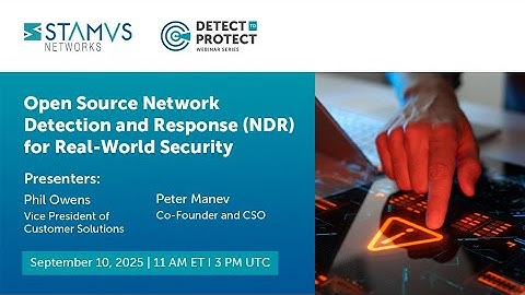 WEBINAR: Clear NDR Community 1.0 | Advanced Suricata Network Security for Everyone
