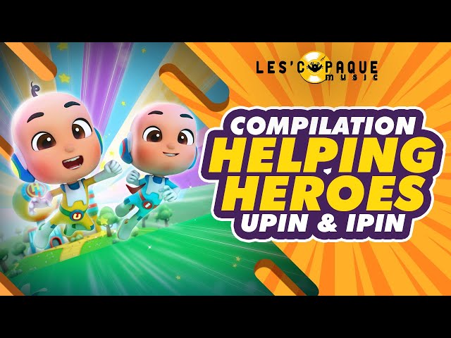 Upin & Ipin - Helping Heroes Music Video Compilation (Full Songs) class=