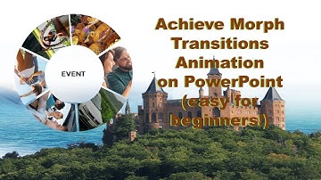 Achieve Morph Transitions Animation on PowerPoint easy for beginners by ms creative sense