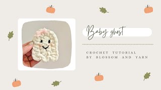 Small ghost crochet tutorial witches hat tutorial flower crown tutorial.