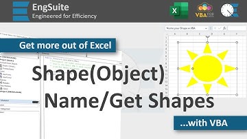 How to Name and Get Shapes By Name - Excel VBA