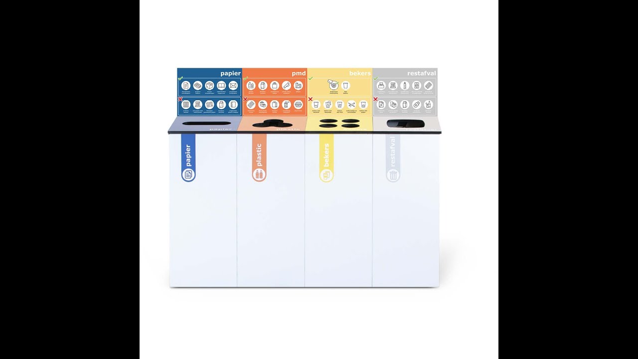Herena VarioBin afvalbakken instructie film montage afvalscheidingswijzer