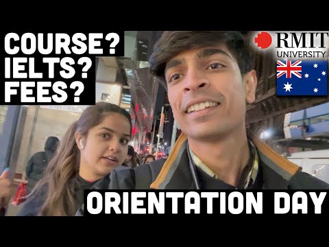 My Course | Fees | RMIT Orientation Day | Study Animation & VFX | International Student | Vlog #19