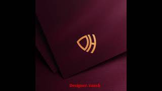 DH Shield Monogram Logo Process