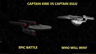 Captain Kirk VS Captain Sulu | Constitution VS Excelsior | Star Trek Bridge Commander Battle |