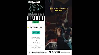📍Boy Muller’s latest single (Gbewa) debuted at no.19 on the Billboard Nigeria Hot 101 chart July 18
