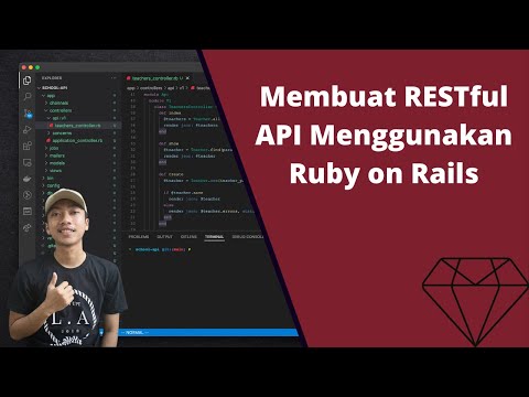 Membuat RESTful API menggunakan Ruby on Rails API  HANYA 25 MENIT | Bahasa Indonesia