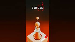 “0% vs 100% Soft Body Physics… This Got Out of Control 😳” #3danimation #satisfying