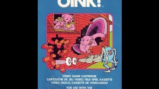 Atari 2600: Oink!: classic 2 player game 1983