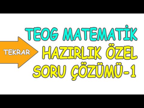 2015 TEOG Matematik Hazırlık Özel Soru Çözümü-1 (CANLI YAYIN-Tekrarı)