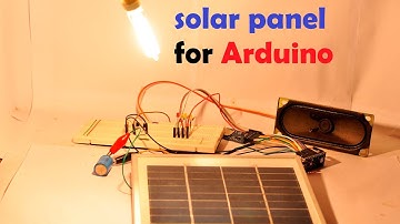 Arduino solar panel