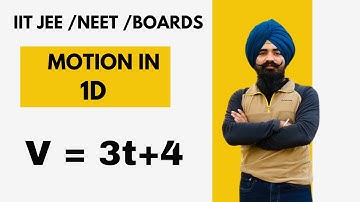 The acceleration of body starting from rest varies with time as a =3t+4  find velocity at t=2  sec