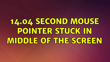 Ubuntu: 14.04 second mouse pointer stuck in middle of the screen