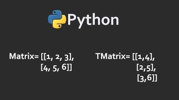 Transpose of Matrix In Python | Solutions For Python 100 Exercises | Program14 | CodingFacts