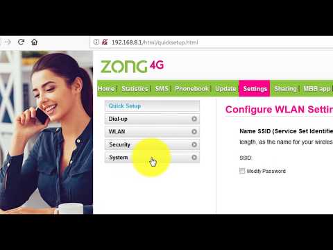 How to Change Zong 4G Device Password