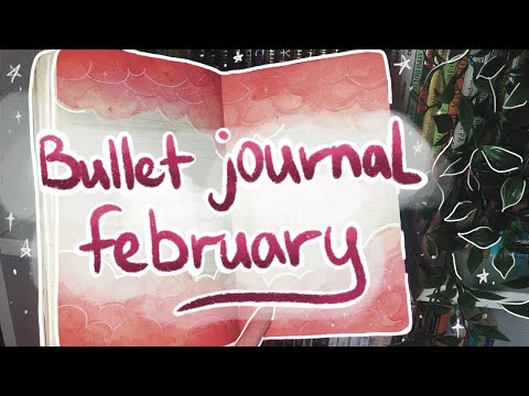 New Update BULLET JOURNAL FEBRUARY // ОФОРМЛЕНИЕ ЕЖЕДНЕВНИКА НА ФЕВРАЛЬ