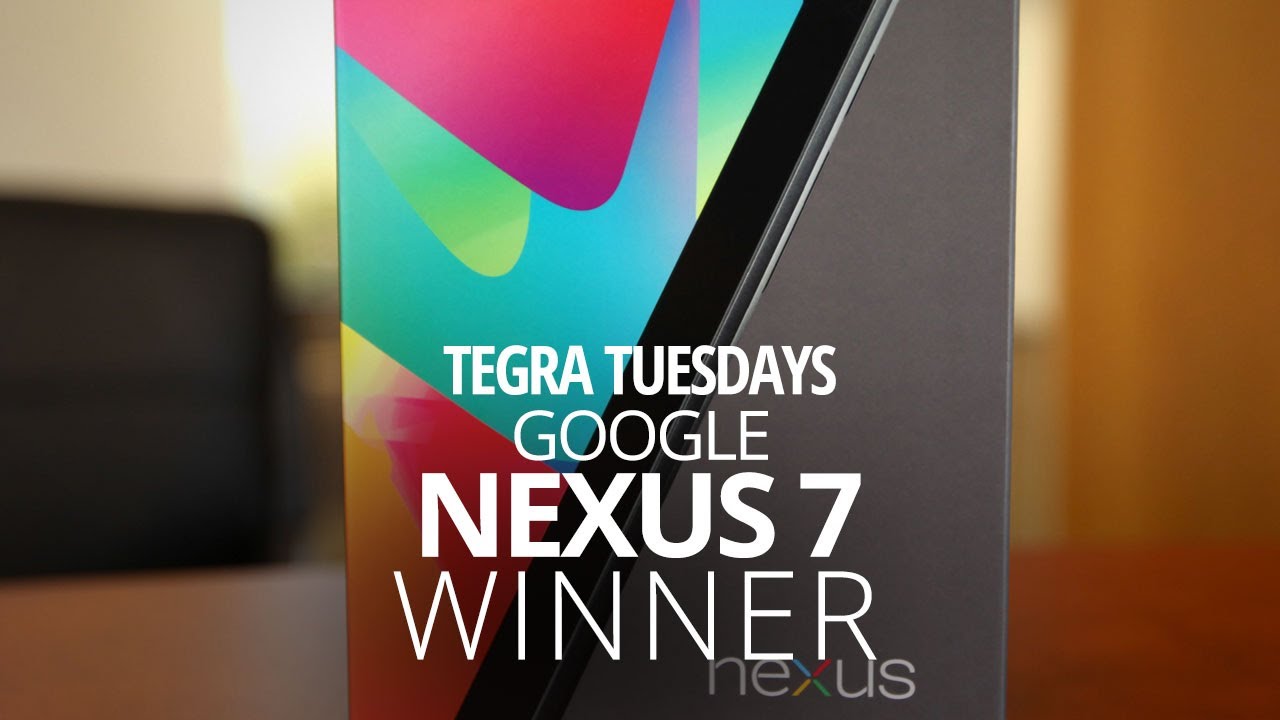 Nexus 7 Giveaway Winner