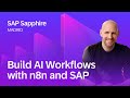Build AI Workflows with n8n and SAP | SAP Sapphire Madrid 2026