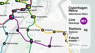 Copenhagen Metro Expansion - Geographic Map