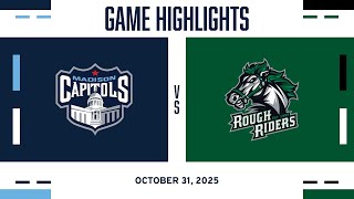 Highlights From Capitols 7-3 Loss To Cedar Rapids 10-31-25