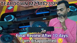 MZ M423SP Soundbar Teardown | Teardown MZ Soundbar & Review | Unboxing and Final Review MZ M423sp
