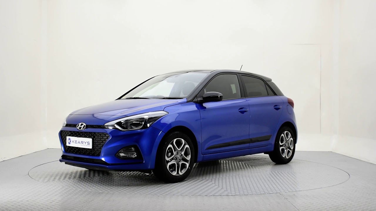 Hyundai i20 Deluxe Plus 2 Tone Blue With Roof -