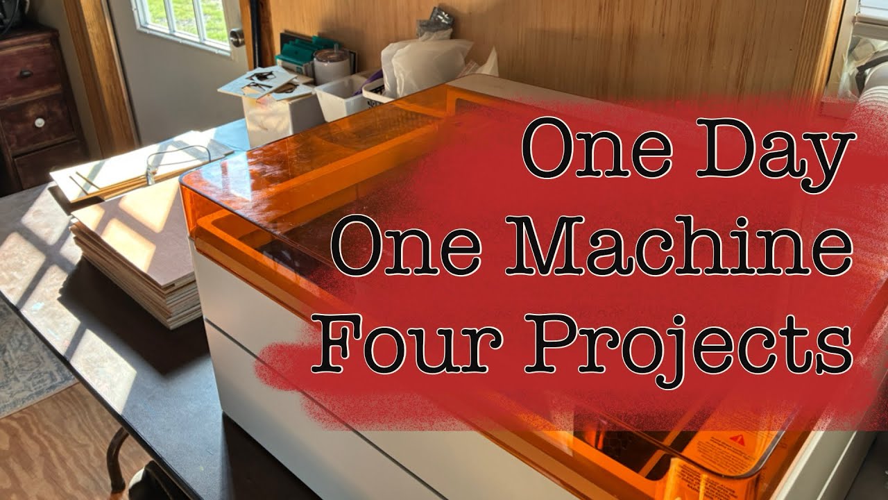 One Day, One Machine, Four Projects with the Xtool M1 Ultra