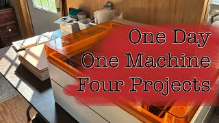 One Day, One Machine, Four Projects with the Xtool M1 Ultra