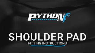 Champro Python Football Shoulder Pads Fitting Instructions