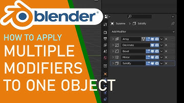 Blender how to apply multiple modifiers to one object