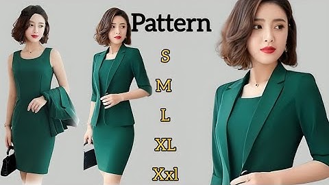 Easy Sarafan Dress & Notched Collar Jacket | Step-by-step Pattern Making Guide