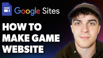 How to Make a Game Website on Google Sites (Full 2025 Guide)