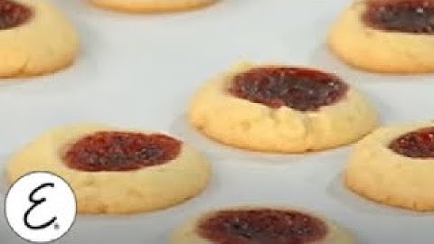 Raspberry Lemon Thumbprint Cookies| Emeril Lagasse