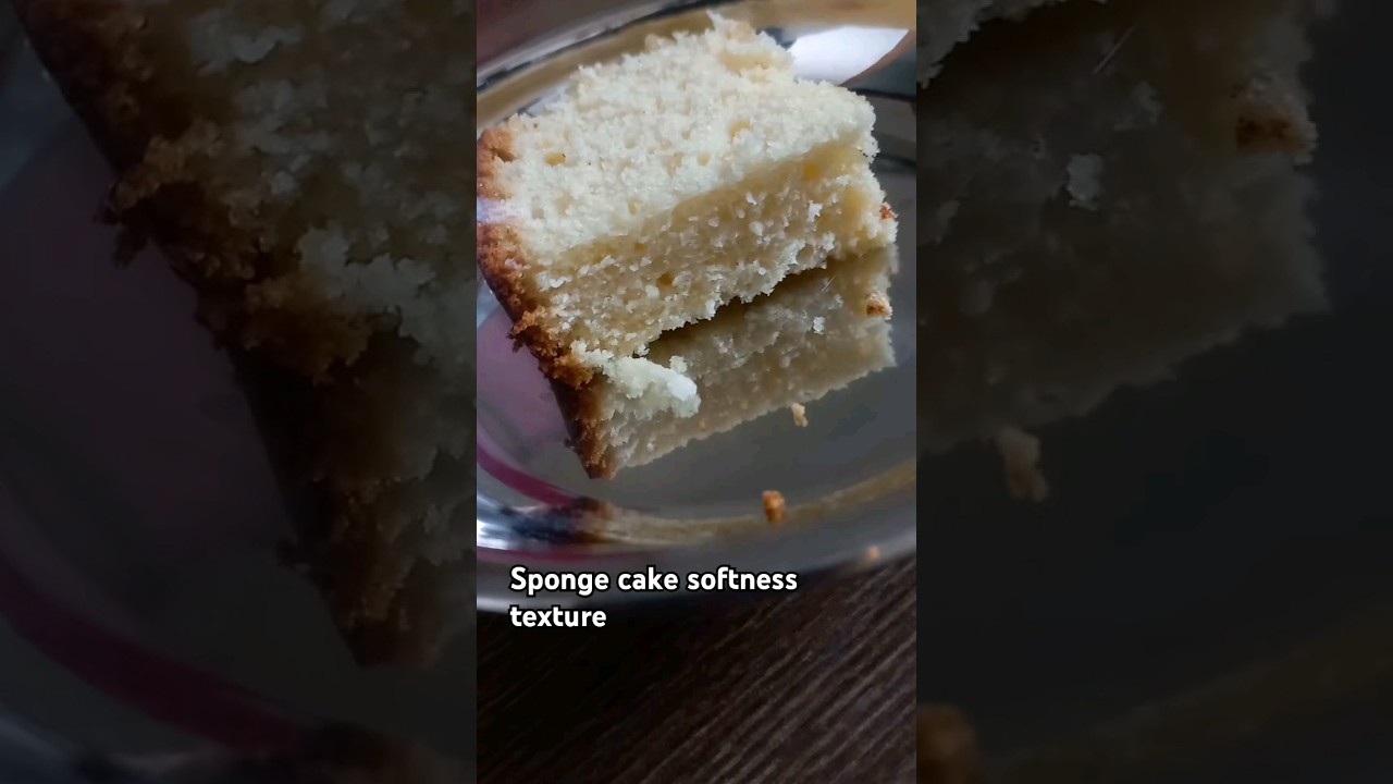 sponge cake softness texture / 🎂 