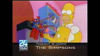 The Simpsons Syndication Promo Insane Clown Poppy Upn 24