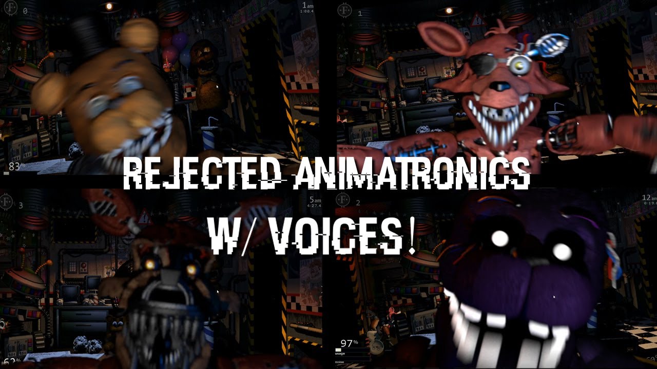 Withered Animatronics Mod (FNAF 1) by Viki S. Levine - Game Jolt