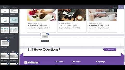 HTML Snippet Builder Odoo