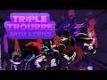 Triple Trouble WITH LYRICS | Sonic.exe mod Cover | ft Salem Miette, Supergoku31, & Juno Songs