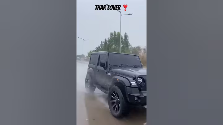 Thar Lover | Black Lover #automobile #tharloverthar #thar #modified #scorpio #car