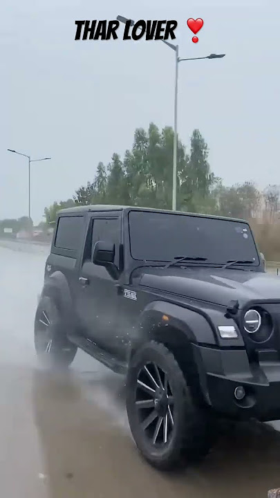 Thar Lover | Black Lover #automobile #tharloverthar #thar #modified #scorpio #car