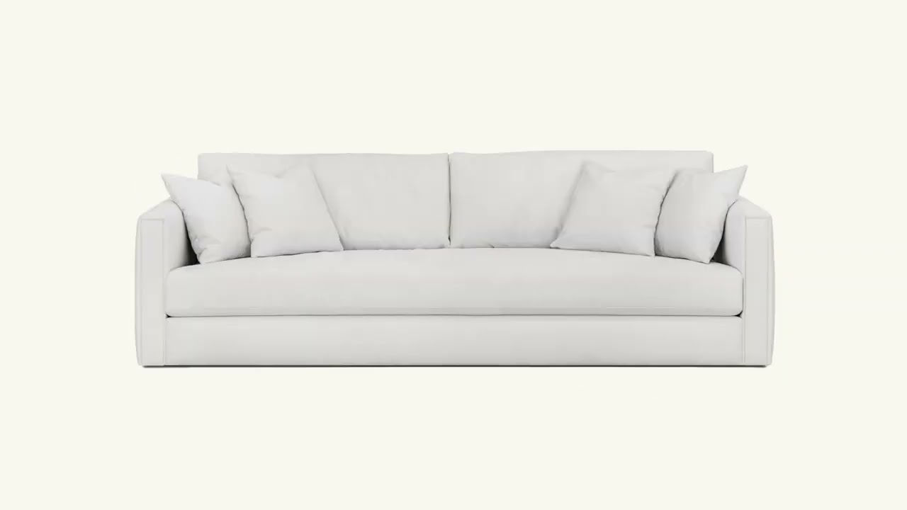 Canapé tissu beige ivoire collection Denver