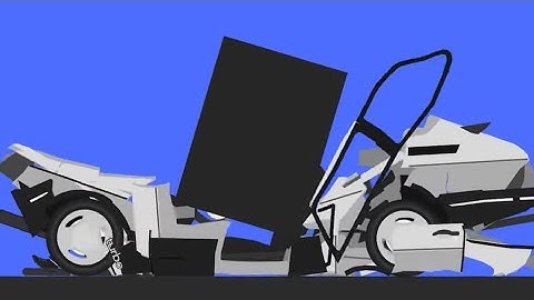 Algodoo car crashes & destruction #16